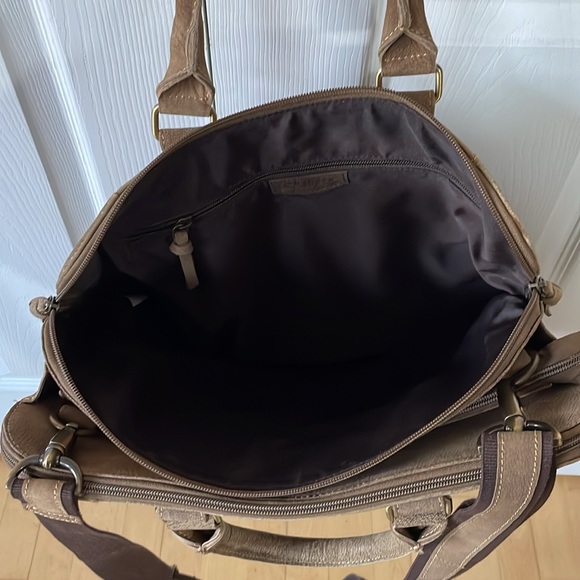 Choksey Nubuck Leather Messenger Bag - Picture 4 of 5